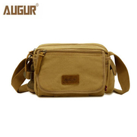 AUGUR Men Canvas Versatile New Crossbody Bag Shoulder Bag