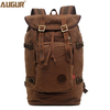 AUGUR Men Canvas Vintage Travel Backpack Outdoor Travel Retro Large Capacity Bag