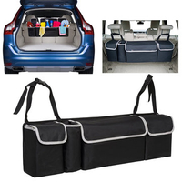 Auto Car Back Seat Multi Pocket Storage Organizer Tissue Holder Bag