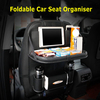 Auto Car Seat Back Multi Pocket Leather Organizer Storage Bag Holder Accessory