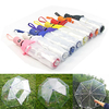 Automatic Open Close Folding Transparent Umbrella Compact Windproof Rain Gear