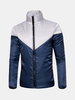 Autumn Winter Fashion Mixed Colors Stand Collar Padded Jacket for Men