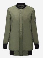 Autumn Winter Fashion Solid Long Sleeve Bomber Jacket For Women