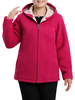 Autumn Winter Warm Women Solid Long Sleeve Hooded Coat