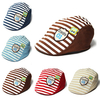 Baby Boy Girl Baseball Cap Newsboy Hat Cotton Stripe Beret Punk Cap