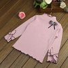 Baby Children Girl Bowknot Long Sleeve T-shirt