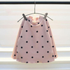 Baby Children Girl Polka Dot Long Sleeve O-neck Tops