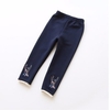 Baby Children Girl Thicken Floral Embroidery Legging