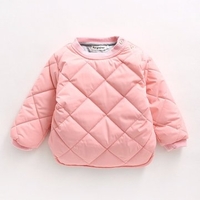 Baby Children Girl Thicken Long Sleeve O-neck Tops