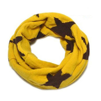 Baby Girl Boy Children Kids Big Five-Pointed Star Warm Scarf