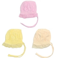 Baby Girls Infant Toddlers Cute Cotton Lace Flower Sunhat Kid Bonnet Cap