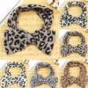Baby Girls Leopard Print Floral Bow Knot Headband Elastic Stretch Hair Band