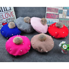 Baby Kids Wool Winter Pearl Beanie Princess Girls Cap Dome Buds Warm Beret Cap