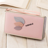 baellerry Leaves Universal 5.5 Inch Phone Bag Wallet PU Phone Case Purse For Women