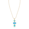 Balancing Style Simple Alloy Geometry Ball Square Rectangle Necklace