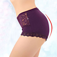 Bamboo Fiber Antibacterial Shaping High Waisted Breathable Seamfree Panties