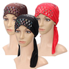 Bandage Sequins Muslim Inner Caps Islamic Headscarf Hat Arab Headwear