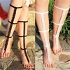 Barefoot Sandals Crochet Foot Jewelry Anklet Wedding Beach Ankle Chain Cross Hot