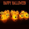 Battery Operated Skeleton Lantern Pumpkin Skull String Light LED for Halloween Party Christmas Decor
