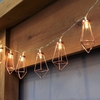 Battery Powered 1.8M/3.3M 10/20LEDs Metal Diamond Fairy String Light for Christmas Holiday Party