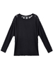 Batwing Lace Loose Long Sleeve O-Neck T-Shirt For Women
