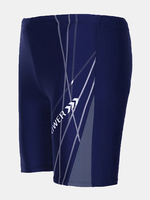 Beach Breathable Printing Knee Length Swim Trunks for Men