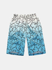 Beach Swimming Breathable Comfortable Lightning Printed Beach Shorts for Men