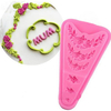 Beautiful Flower Lace Pattern Fondant Cake Mold Silicone Bakeware Tools