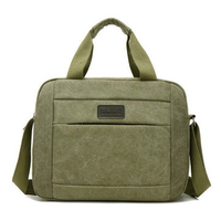 Big Capacity Canvas Crossbody Bag Shoulder Bag Dual-Use Computer Bag For Men