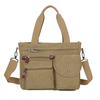 Big Capacity Shoulder Bag Multi Pocket Canvas Crossbody Bag Dual-use Handbag For Men