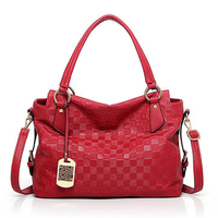 Big Capacity Tote Bag Croco PU Leather Women Handbag Crossboad Shoulder bag