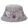 Big Flower Flax Sunshade Hat Breathable Hollow Out Linen Beach Straw Cap