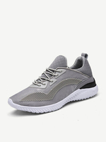 Big Size Breathable Mesh Lace Up Sneakers Athletic Casual Trainers For Women