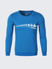 Big Size Fall Winter Mens Camel Printing Round Neck Cotton Casual Long Sleeve T-shirts