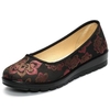 Big Size Flower Pettern Slip On Vintage Soft Sole Flat Loafers