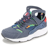 Big Size High Top Hollow Out Breathable Lace Up Sport Outdoor Color Match Sneakers
