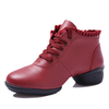 Big Size Lace Fur Lining Dance Platform Lace Up Casual Sport Shoes For Women