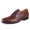 Big Size Men Leather Lace Up Pointed Toe Business Formal Oxfords Shoes