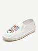Big Size Men&Women Beijing Opera Mask Embroidery Flats Canvas Casual Shoes