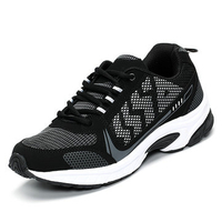 Big Size Mesh Breathable Lace Up Casual Jogging Sport Sneakers For Men