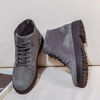 Big Size Pure Color Suede Lace Up Ankle Casual Boots For Women