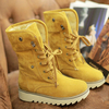 Big Size Suede Casual Fur Lining Warm Ankle Multi-Way Boots