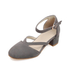 Big Size Suede Mary Jane Chunky Heel Elegant Shoes