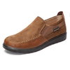 Big Size Suede Match Metal Buckle Slip On Flat Casual Shoes For Men
