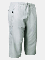 Big Size Summer Capri Pants Casual Quick Drying Thin Sports Casual Pants For Men