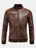 Biker Synthetic PU Leather Breathable Thicken Jacket