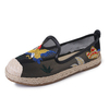 Bird Mesh Embroidered Stitching Breathable Flat Loafers