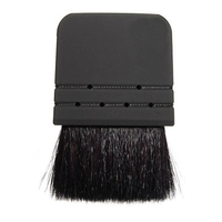 Black Goat Hair Flat Makeup Brush Blush Foundation Tool