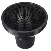 Black Hair Dryer Diffuser Hairdressing Salon Curly Hair Blow Blower Tool