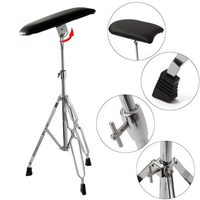 Black Portable Height Angle Adjustable Arm Leg Rest Tattoo Tripod Stand Bracket Armrest